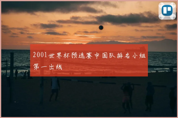 2001世界杯预选赛中国队排名小组第一出线