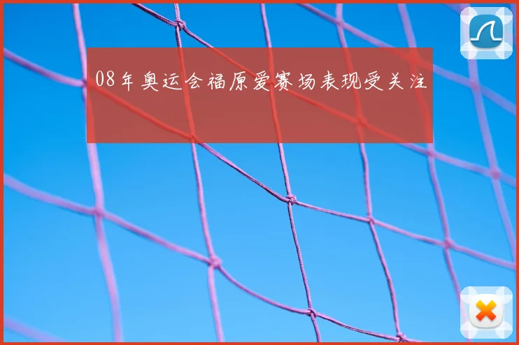 08年奥运会福原爱赛场表现受关注